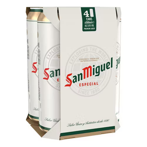 San Miguel Especial 4 x 568ml pint cans