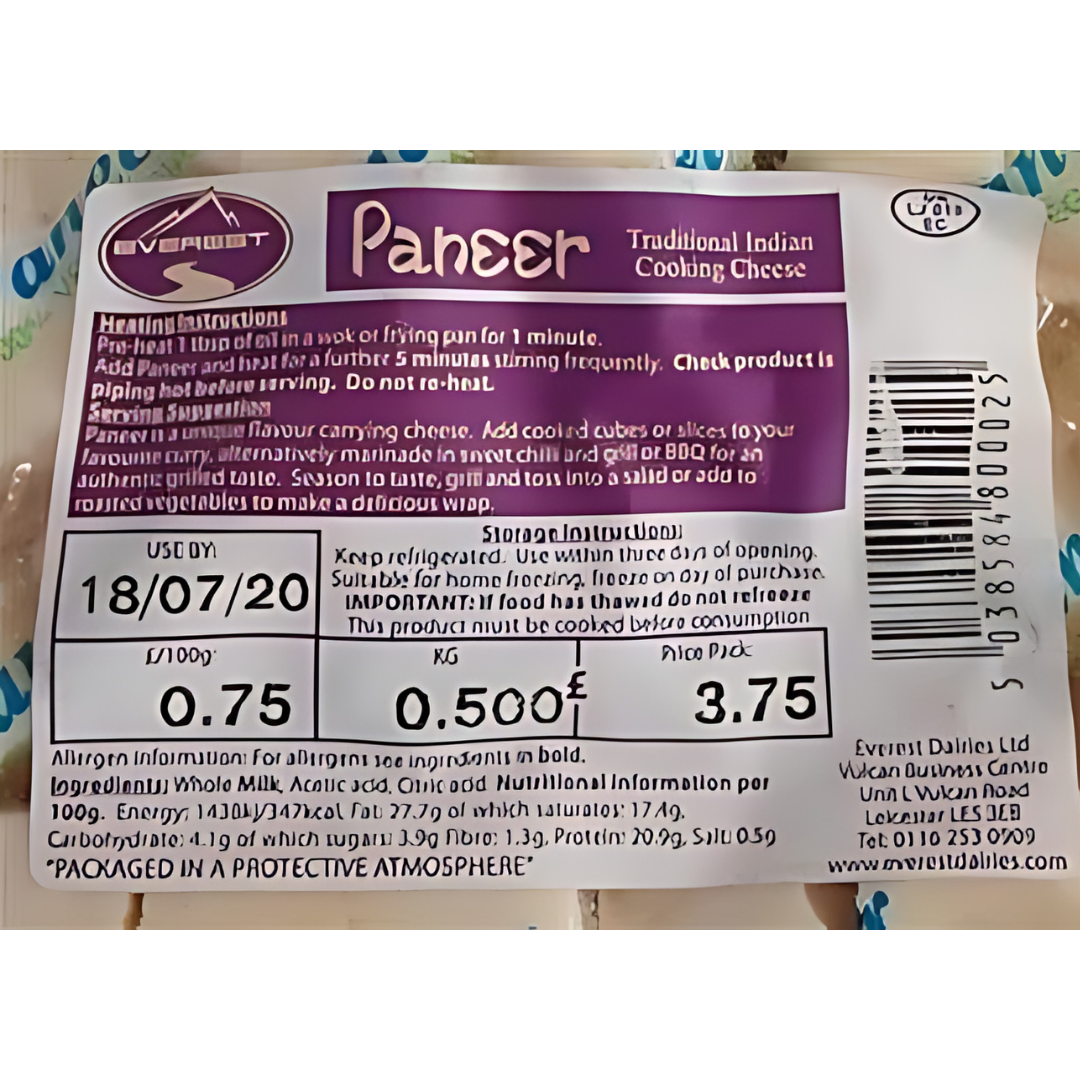 Everest Paneer Diced 500g