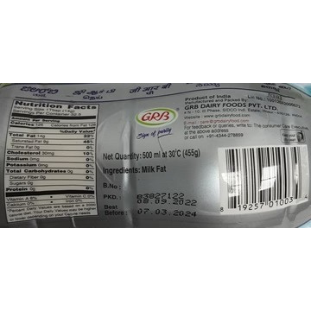 Pure Desi Ghee 500ml