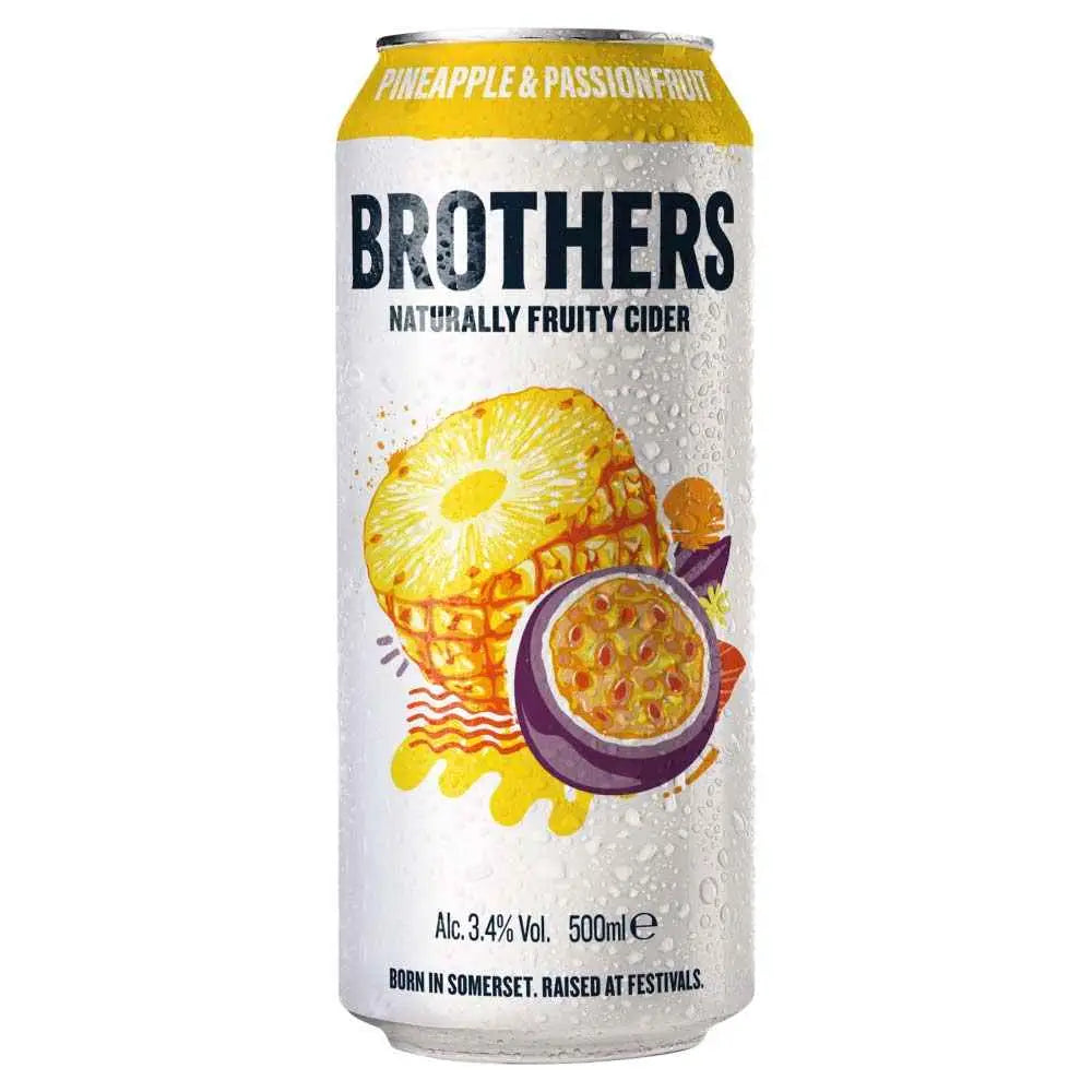 Brothers Pineapple & Passionfruit Cider 500ml Cans