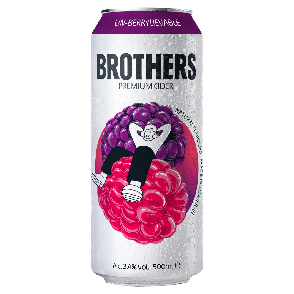 Brothers Un-Berrylievable Premium Cider 500ml Cans
