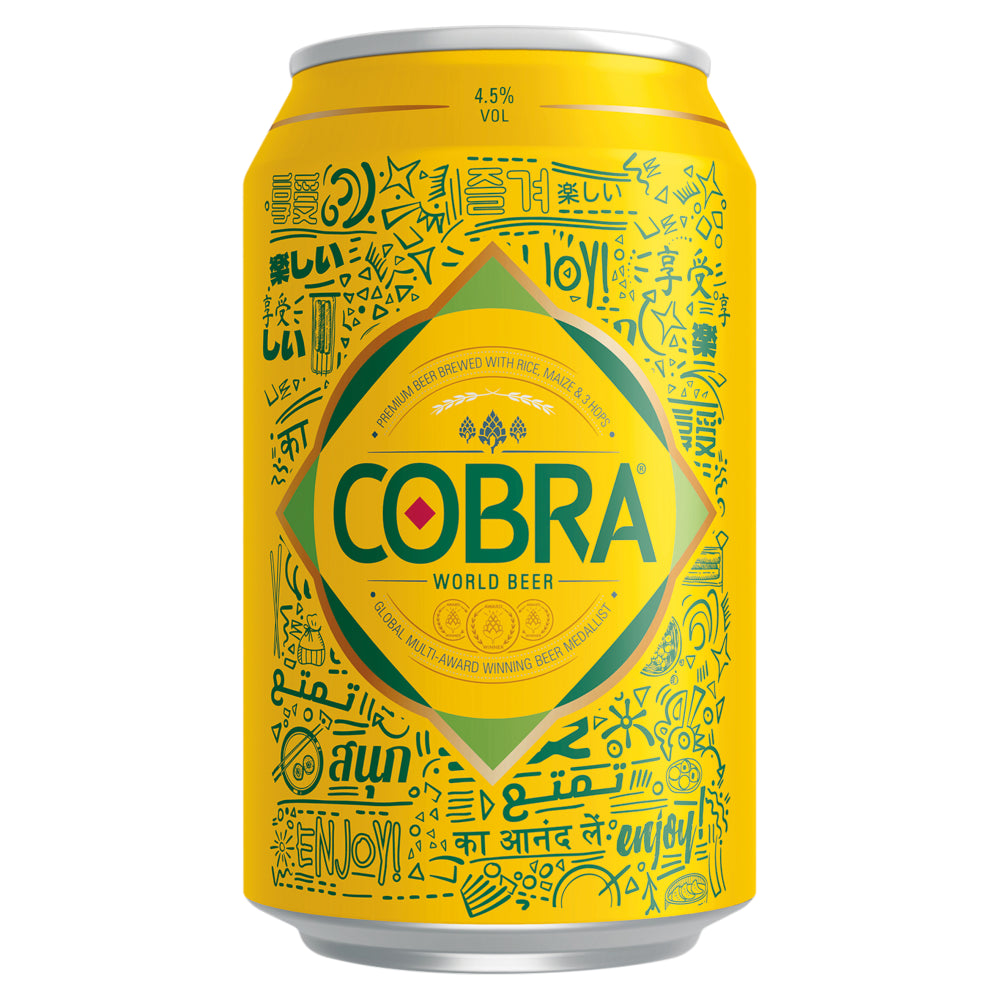 Cobra Premium Lager 4x 500ml Cans
