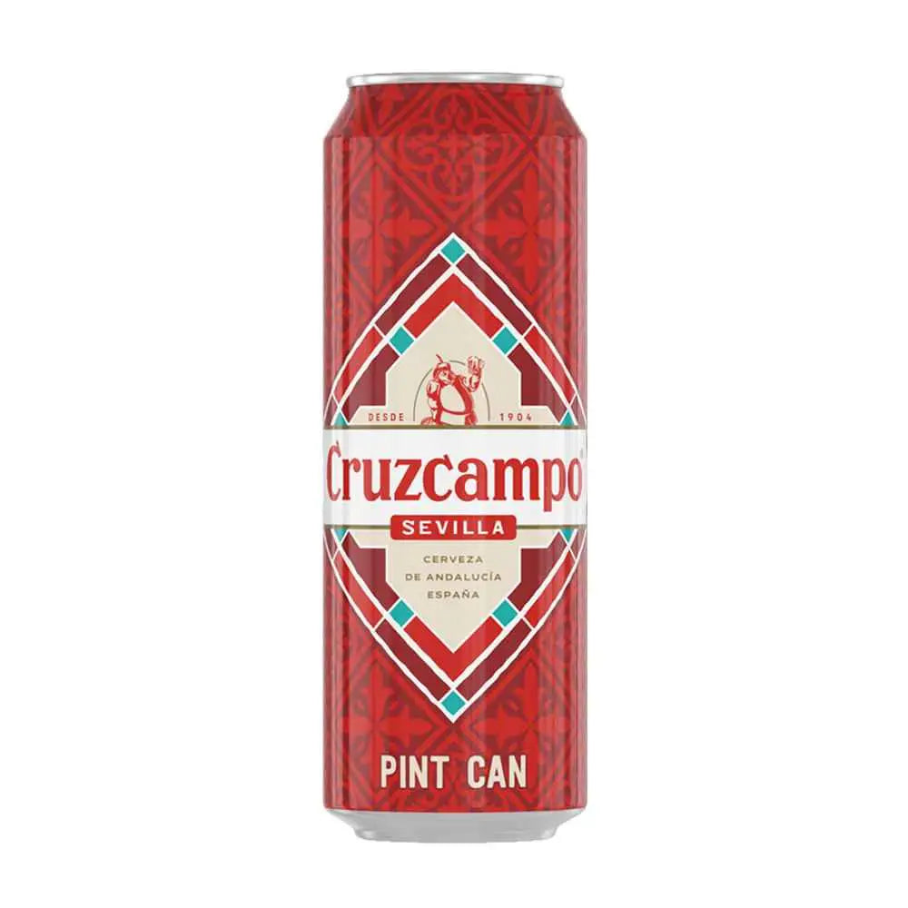 Cruzcampo Sevilla Lager 4x 586ml Pint Cans