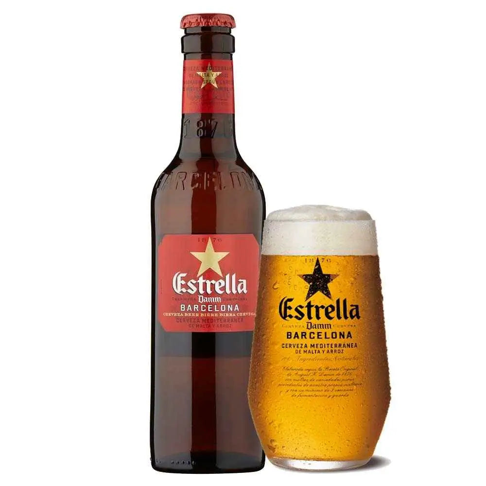 Estrella Damm Spanish Premium Lager 4x 330ml