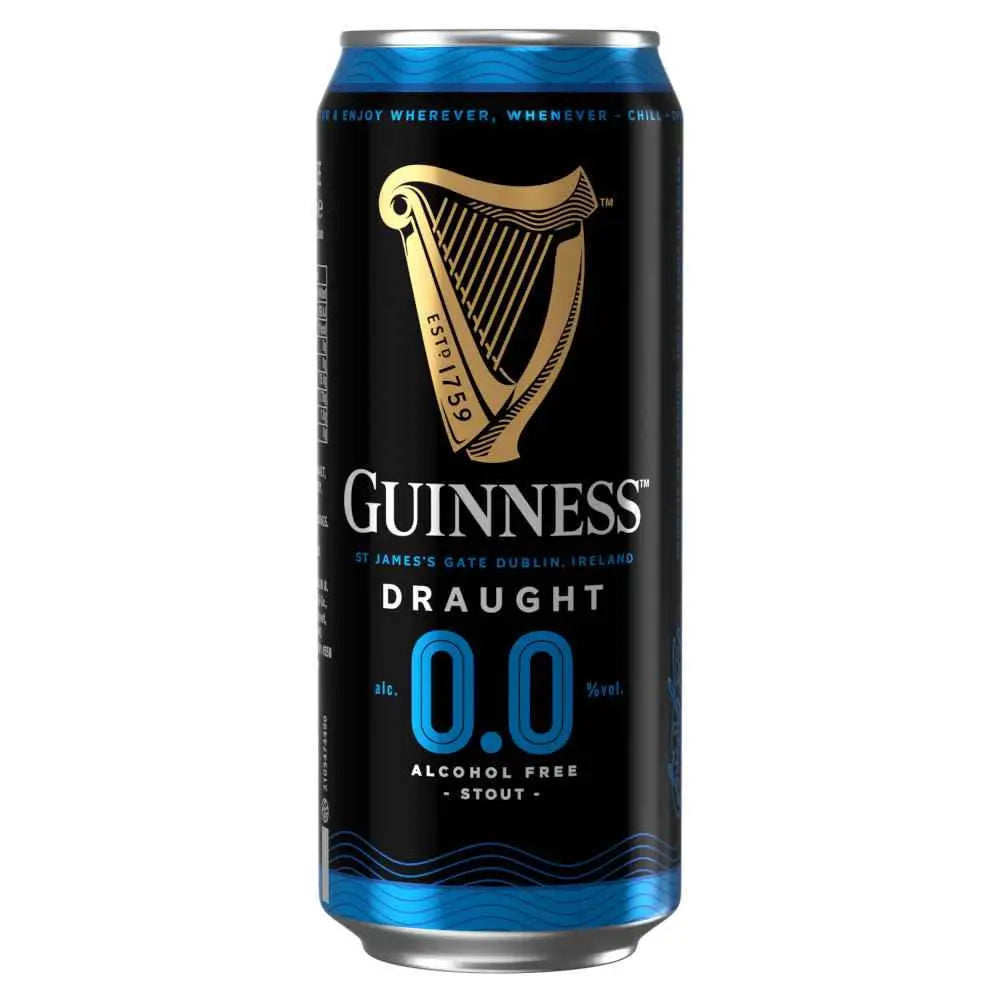 Guinness 0.0 Draught Alcohol Free Stout 4x 440ml