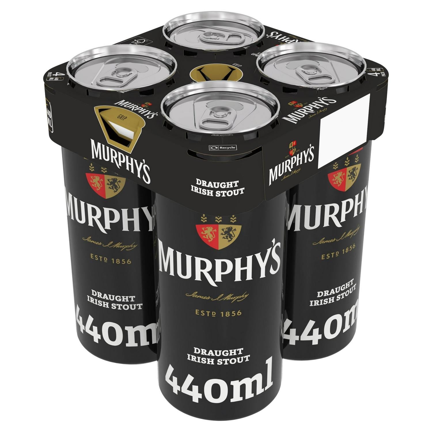 Murphy's Draught Irish Stout 4% ABV Multipack Beer Cans 4 x 440ml