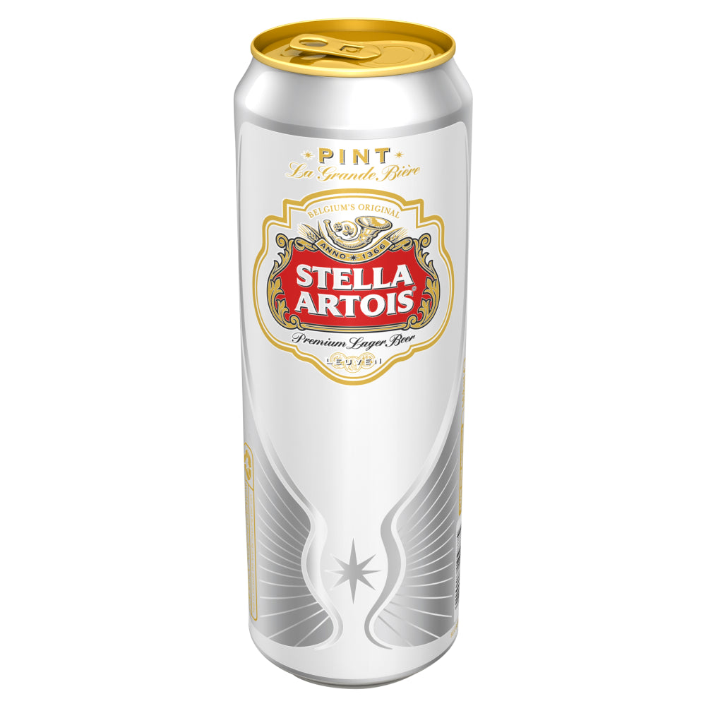 Stella Artois Premium Lager 4x 568ml Pint Cans
