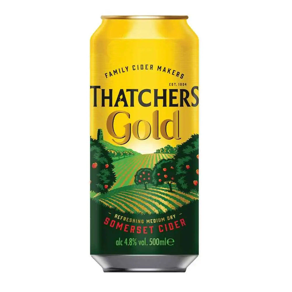 Thatchers Gold Cider 4x 500ml Cans
