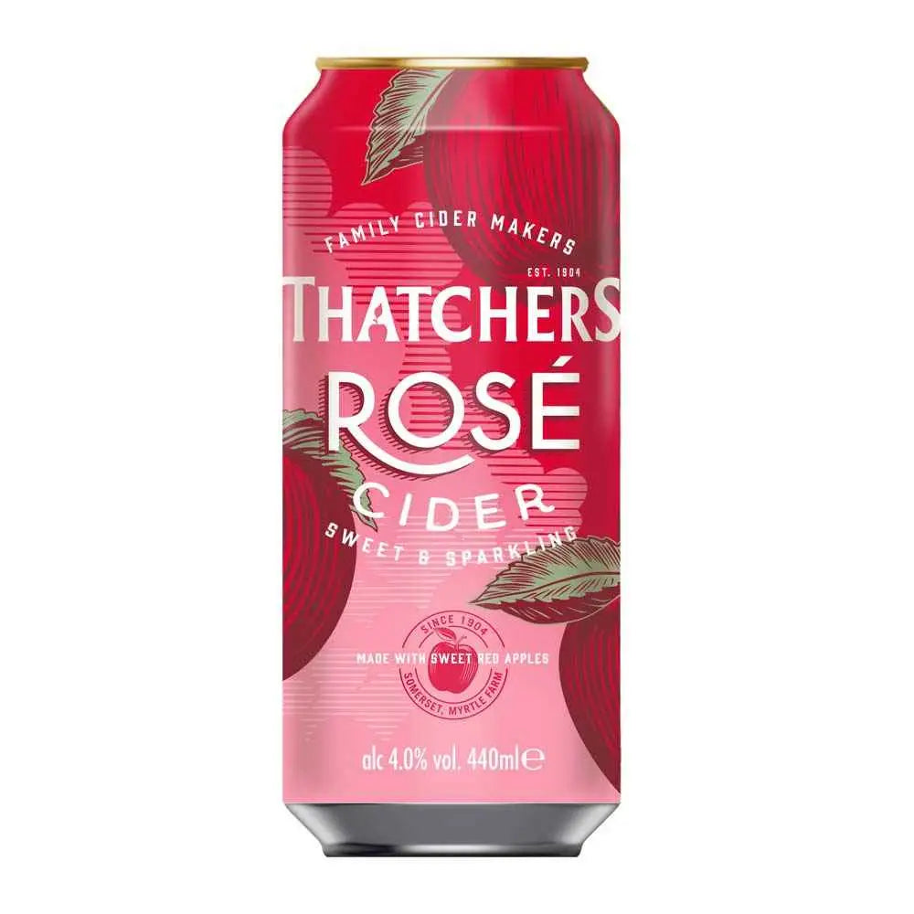 Thatchers Rose Cider 4x 440ml Cans