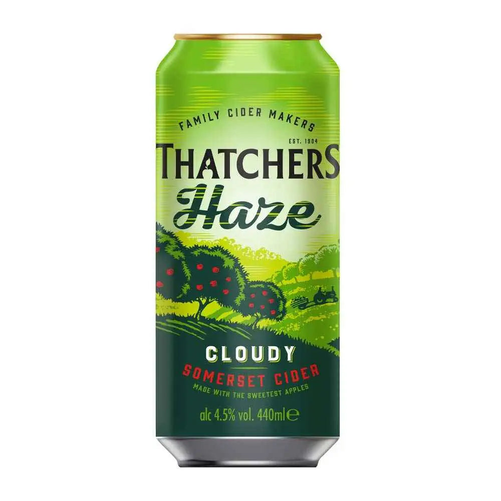 Thatchers Somerset Haze Cider 4x 440ml Cans