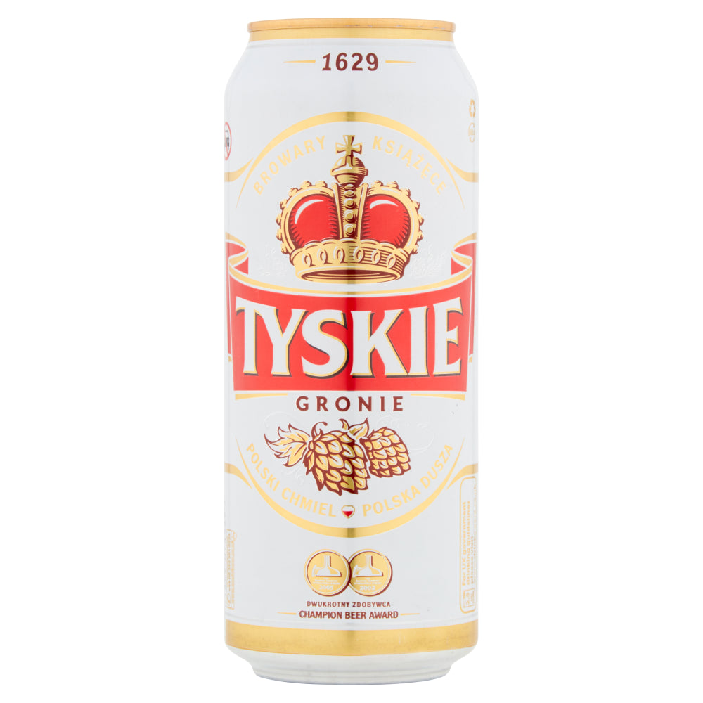 Tyskie Premium Lager 4x 500ml Cans