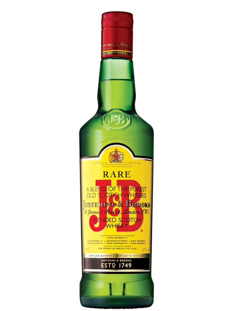 J&B Rare Blended Scotch Whisky